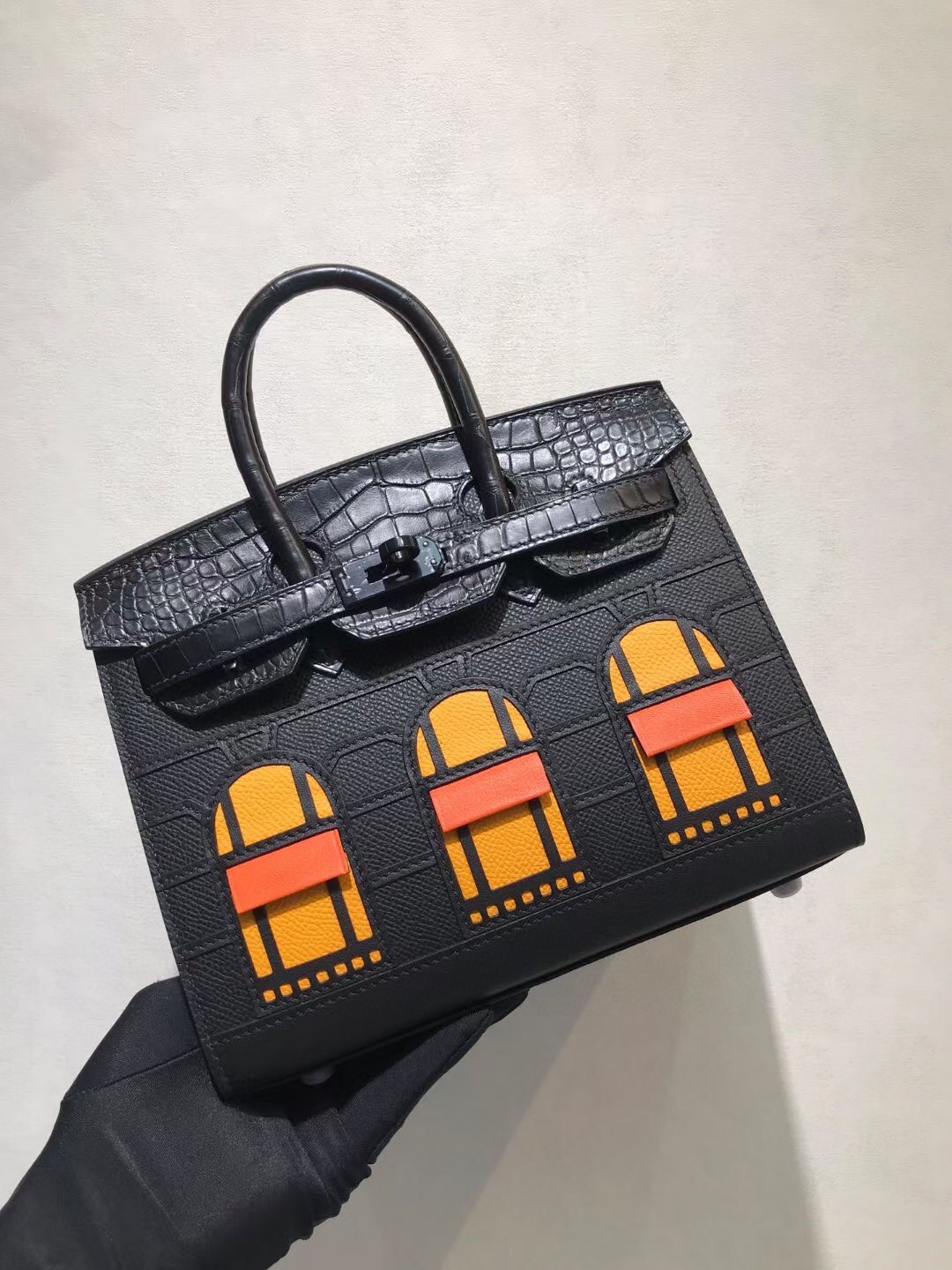 オーダー エルメス トリヨンクレマンス バーキン20/25/30CM/金具ブラック