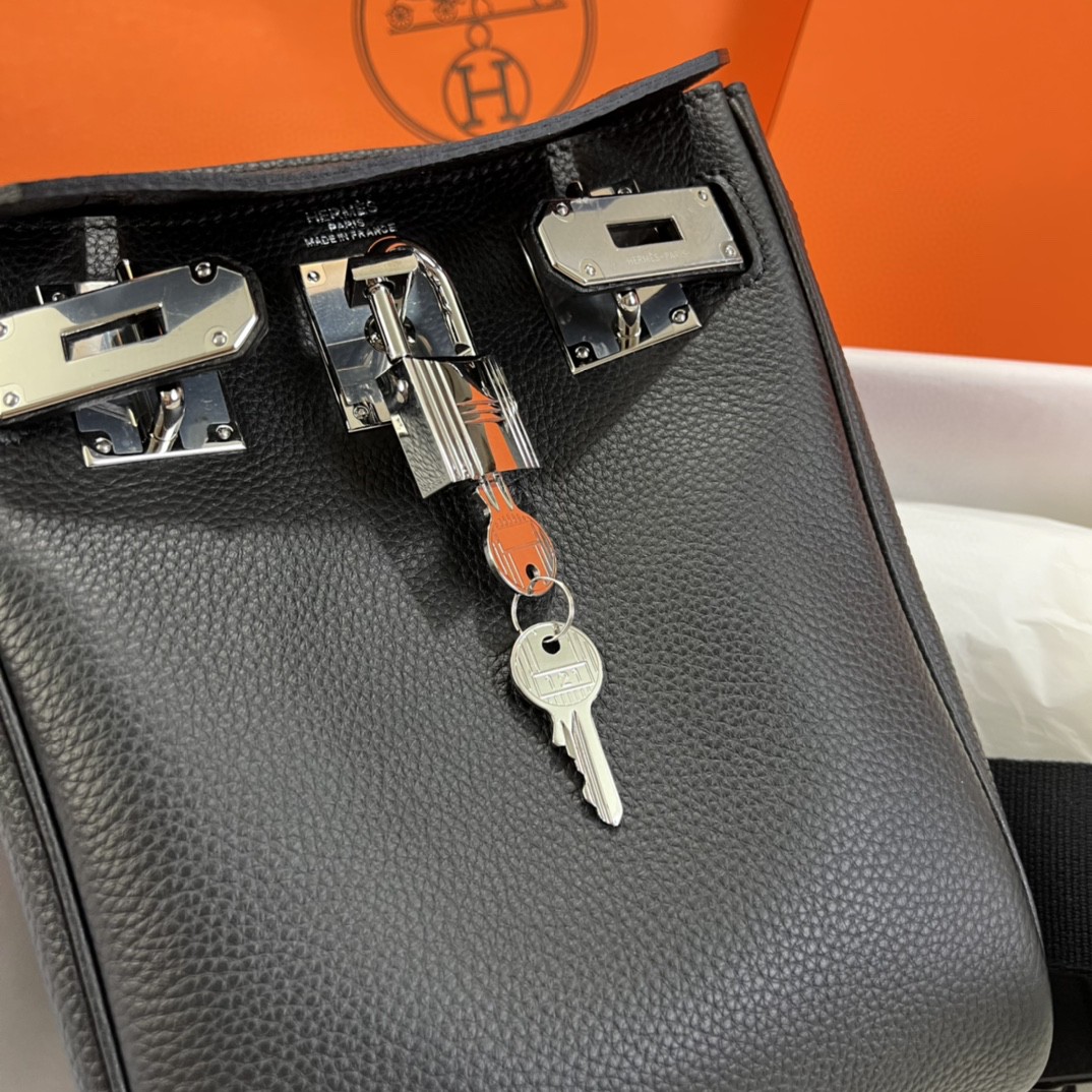 エルメス ケリー hac adoa togo 18CM 写真色/金具シルバー