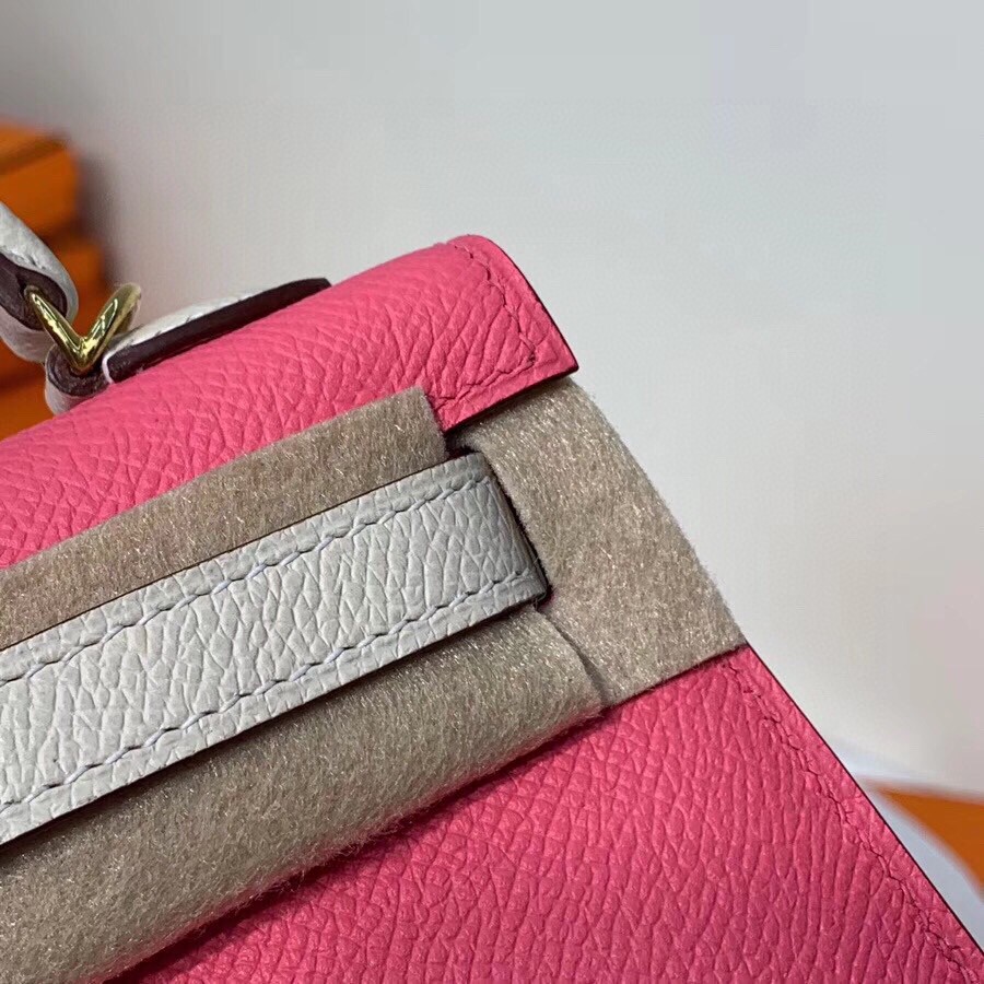 エルメス ケリー mini Epsom 手作り写真色 2023/金具ゴールド