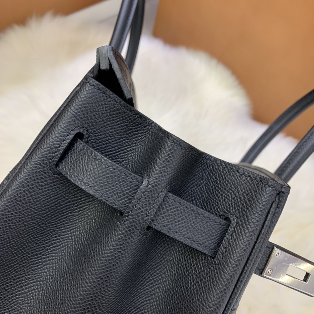 TOP エルメス epsom+togo バーキン30CM 写真色/金具シルバー