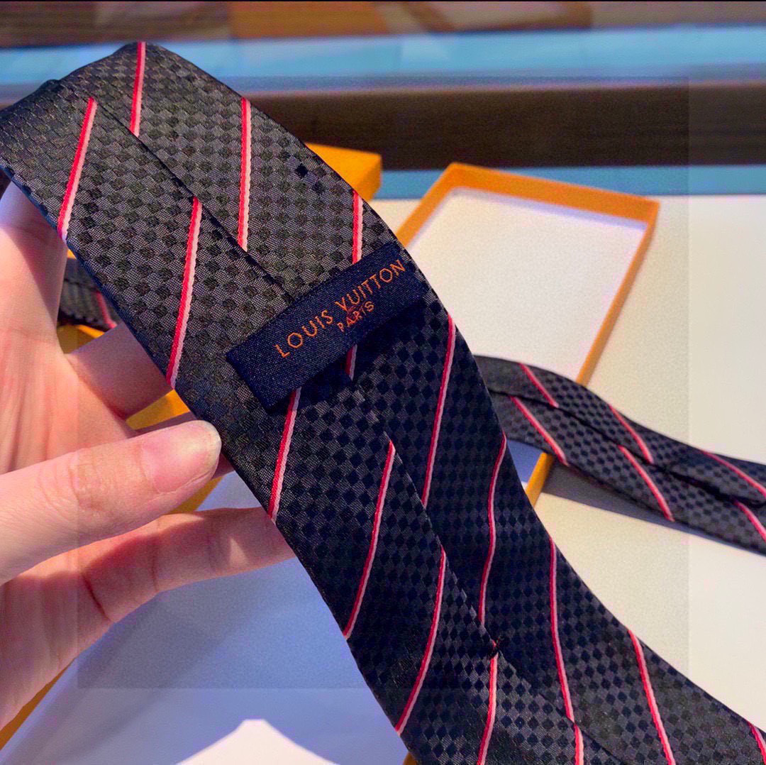 ルイヴィトン 【新品値下受付】 シルク Tie ネクタイ 紳士