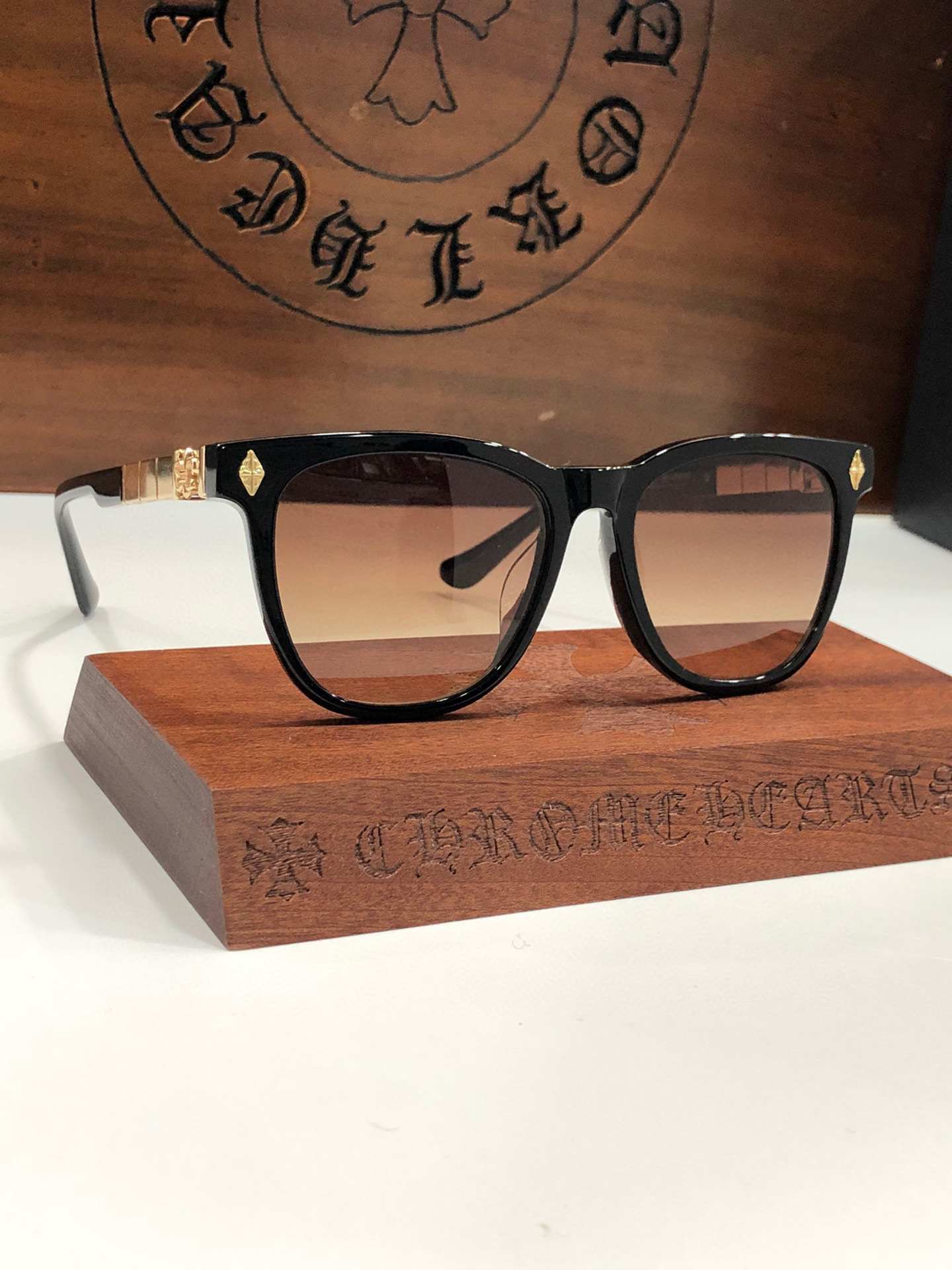 クロムハーツ 超美品 サングラス UV ポラリスコープ