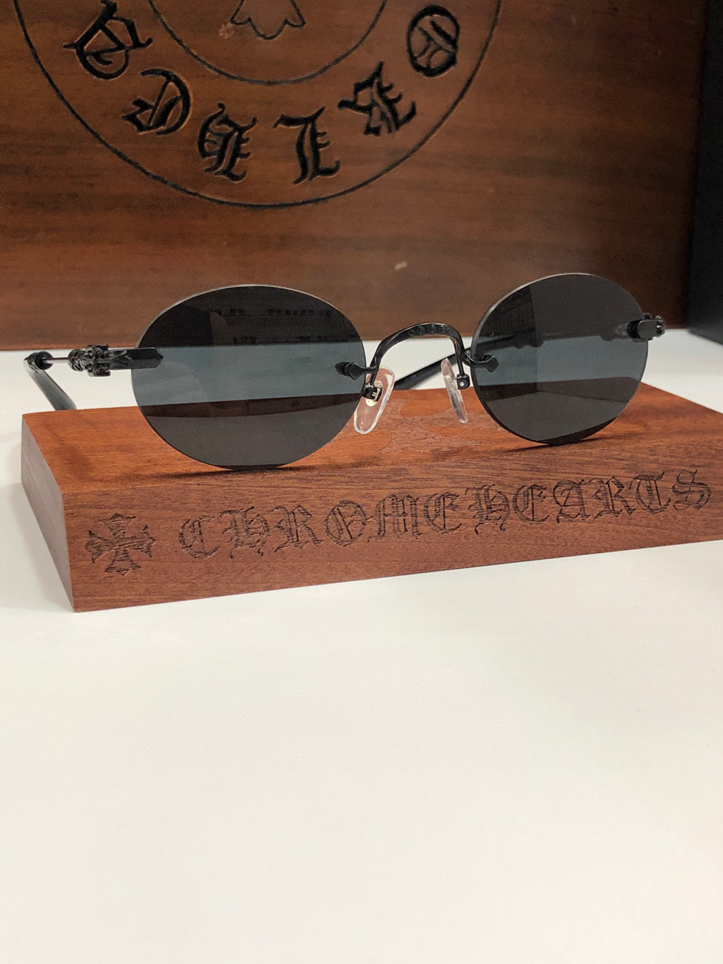 クロムハーツ 超美品 サングラス UV ポラリスコープ