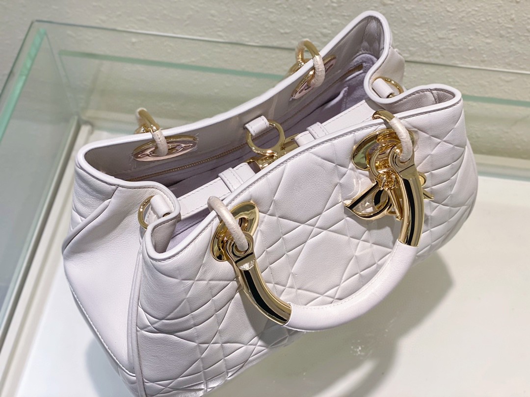 クリスチャンディオール 超美品 30cm Lady 2WAY ハンドバッグ 2302AADA