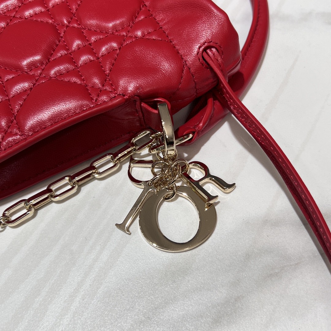 クリスチャンディオール 超美品 Mini Lady ショルダーバッグ 2302AADA