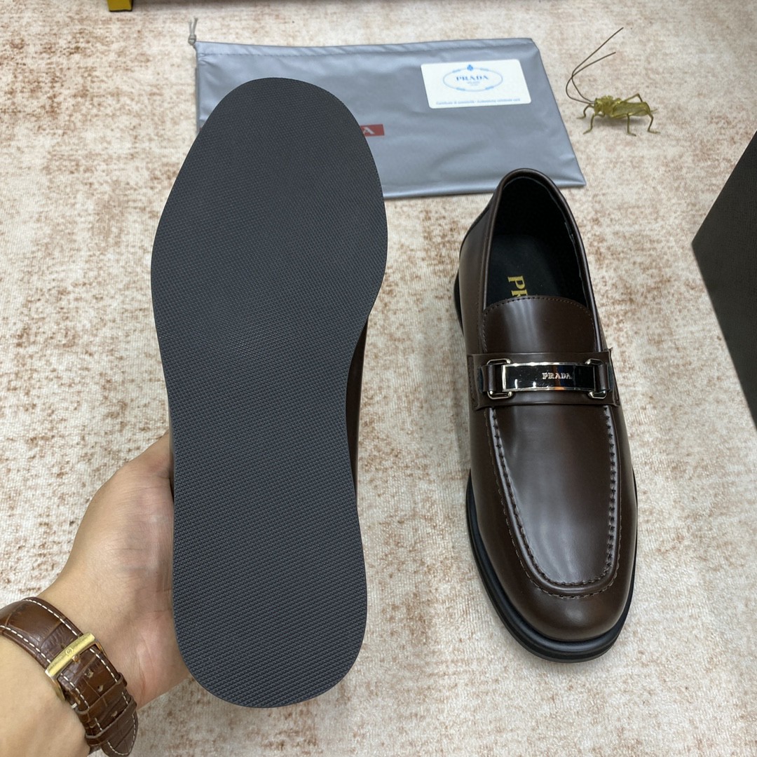 プラダ 2022秋冬新品 ビジネスシューズ メンズ