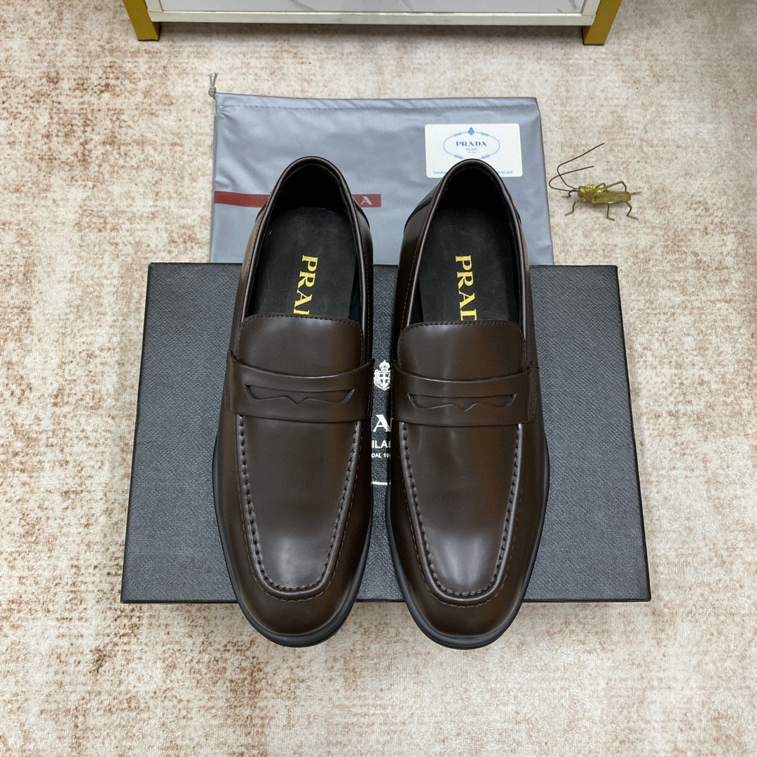プラダ 2022秋冬新品 ビジネスシューズ メンズ