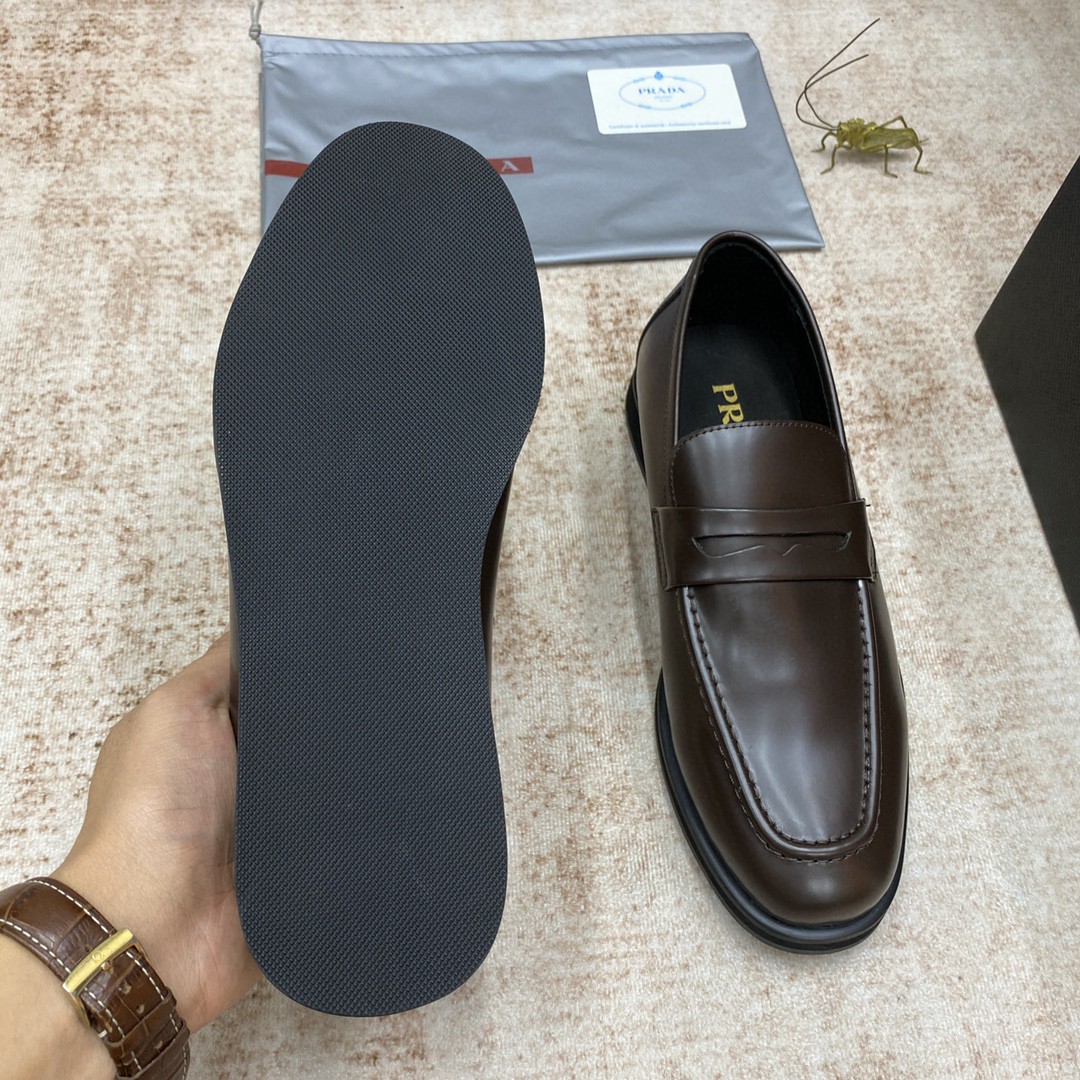 プラダ 2022秋冬新品 ビジネスシューズ メンズ