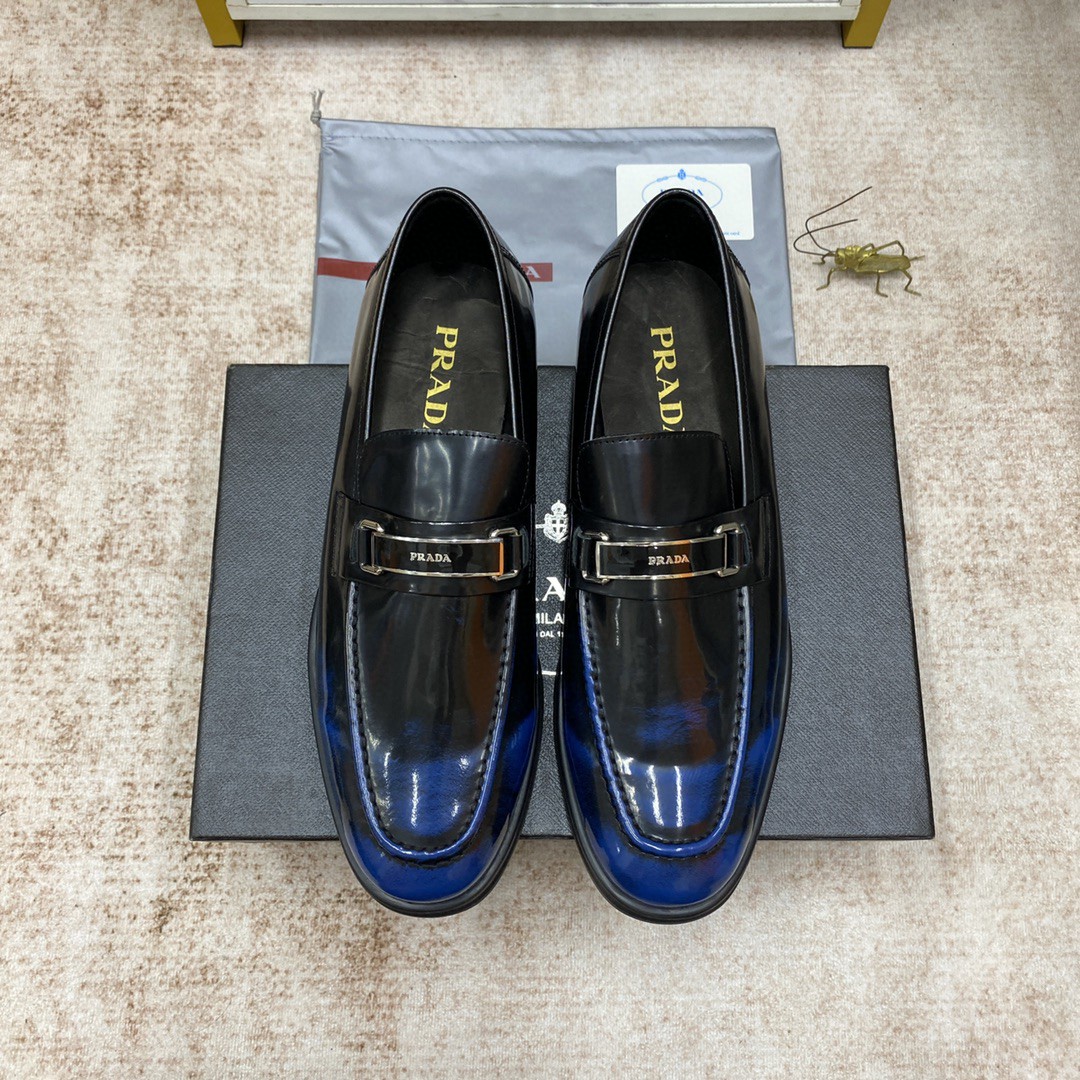 プラダ 2022秋冬新品 ビジネスシューズ メンズ