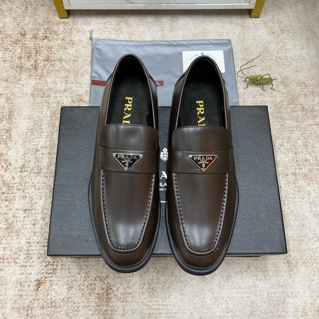 プラダ 2022秋冬新品 ビジネスシューズ メンズ