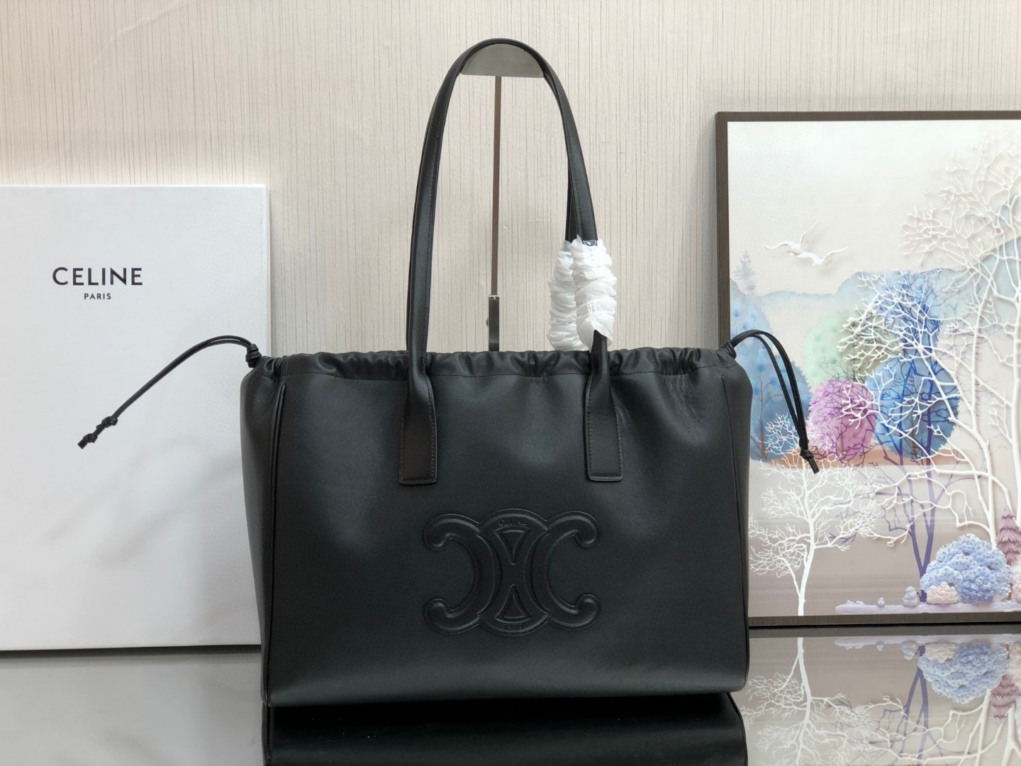 セリーヌ 超美品 Cabas Triomphe トートバッグ