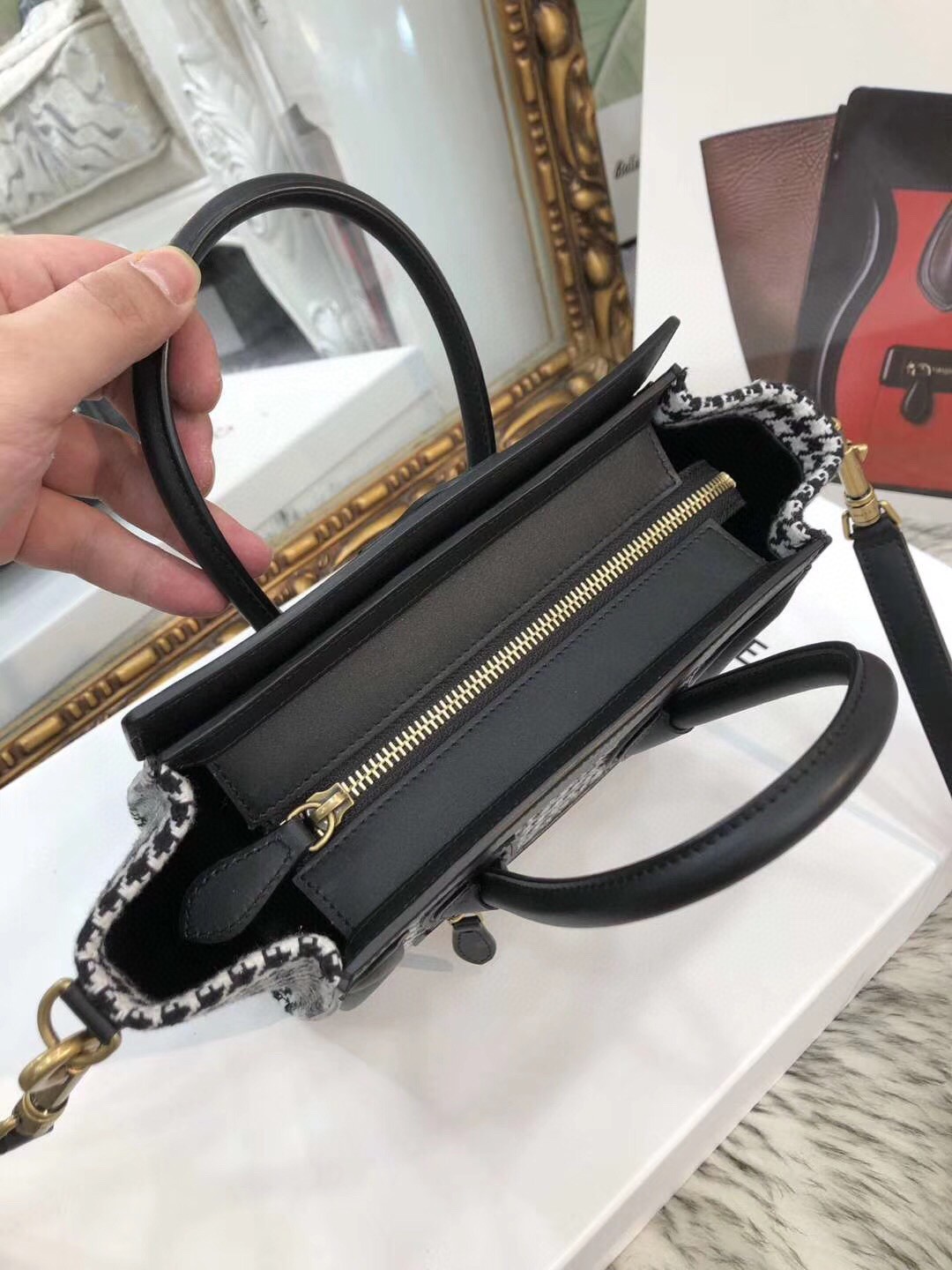 セリーヌ 超美品 Luggage 2WAY 手提げ袋 ショルダーバッグ