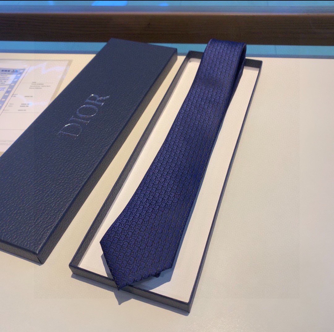 クリスチャンディオール 高品質 シルク Tie ネクタイ【紳士 メンズ】