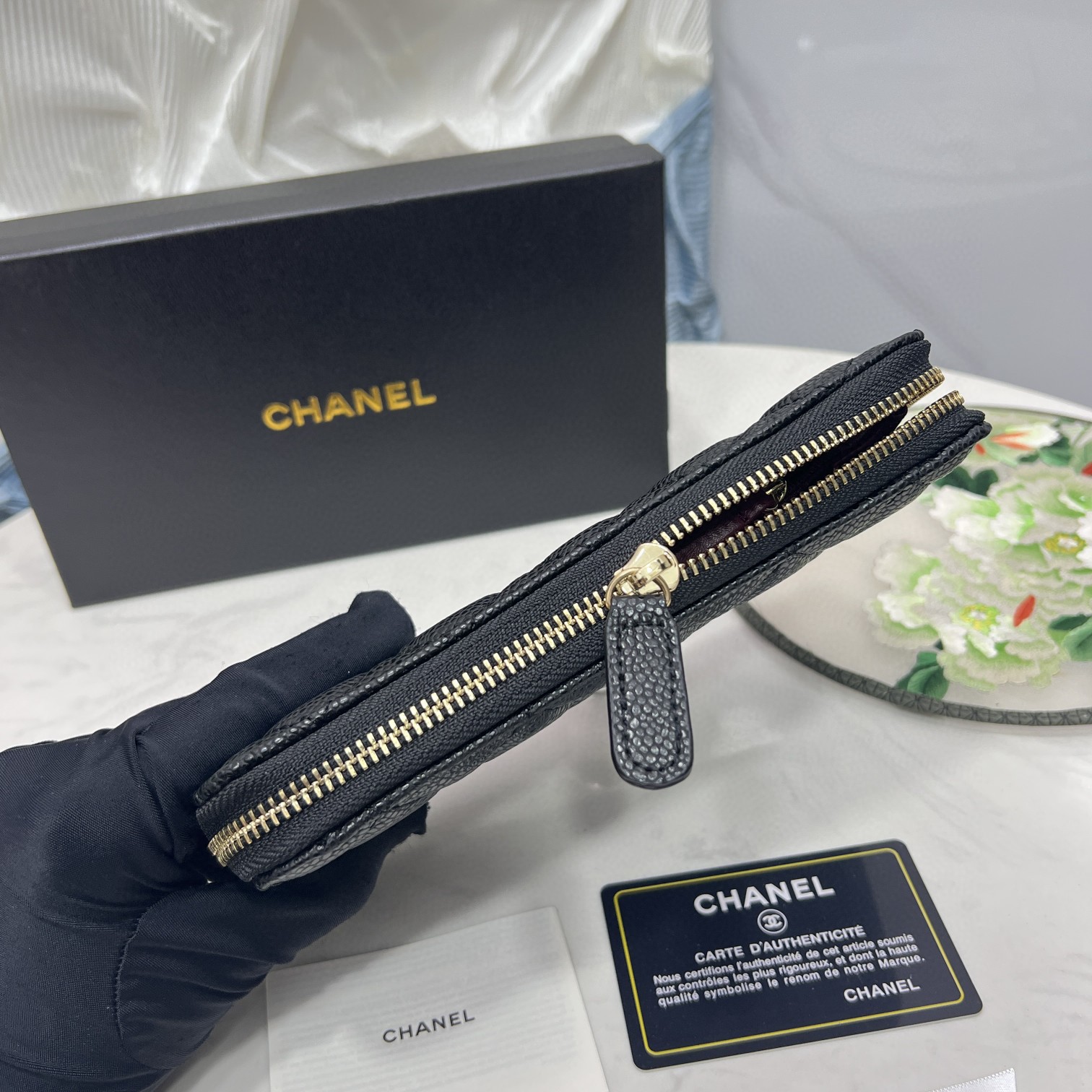 2022シャネル L字ファスナー長財布/長財布