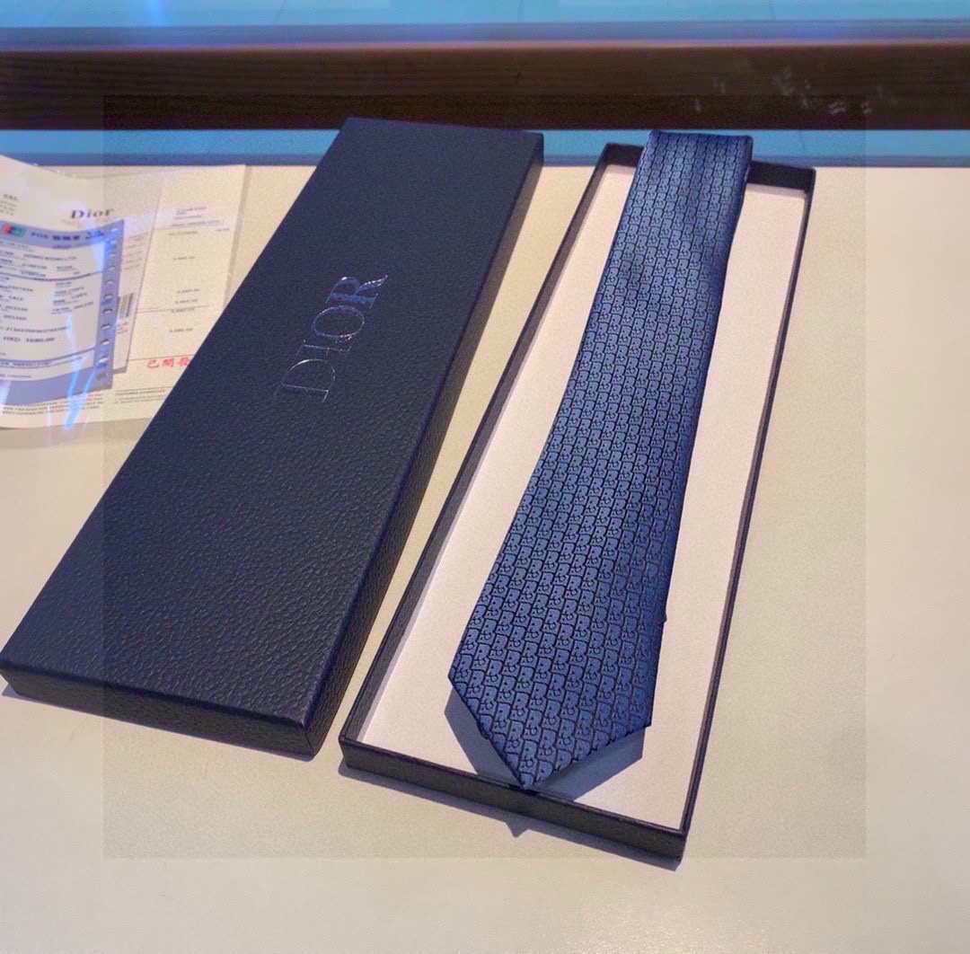 クリスチャンディオール 高品質 シルク Tie ネクタイ【紳士 メンズ】