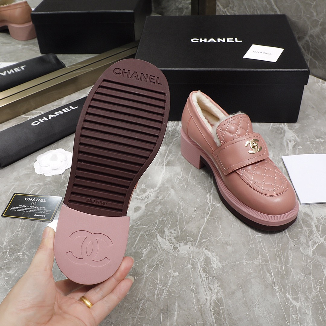 シャネル 極美品 スリッポンシューズ レディース
