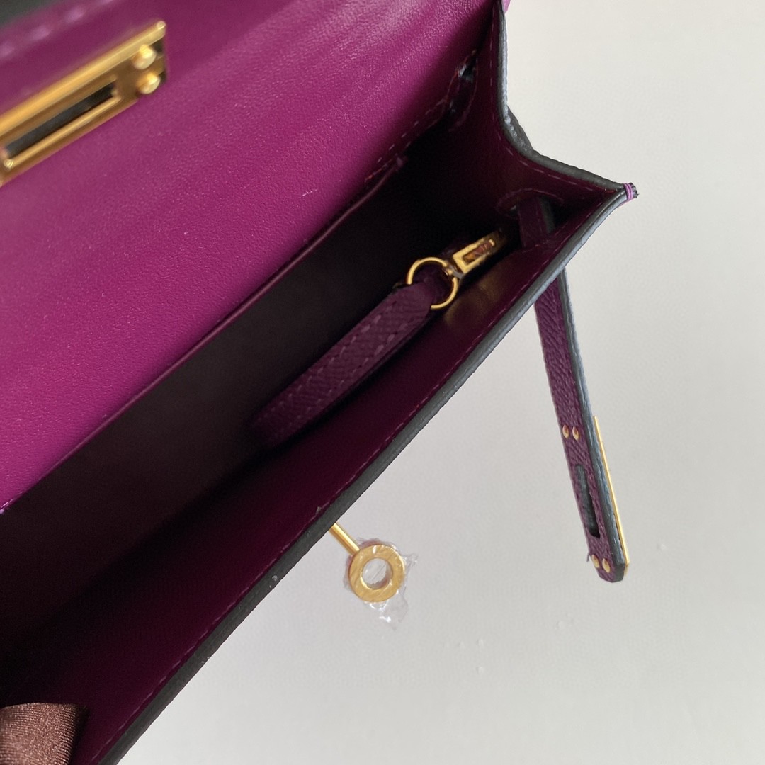 エルメス ショルダーバッグ Mini Kelly2 19cm epsom 2206HYJ