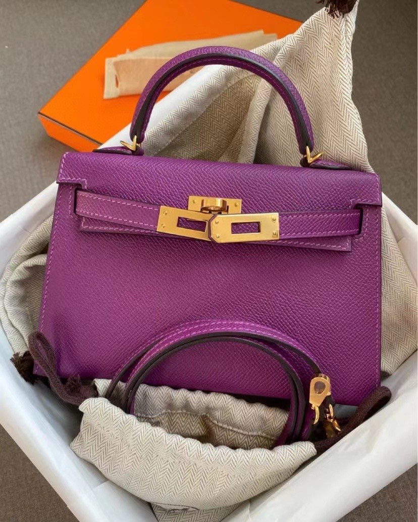 2022 エルメス ショルダーバッグ Mini Kelly2 19cm epsom ck37 2206HYJ