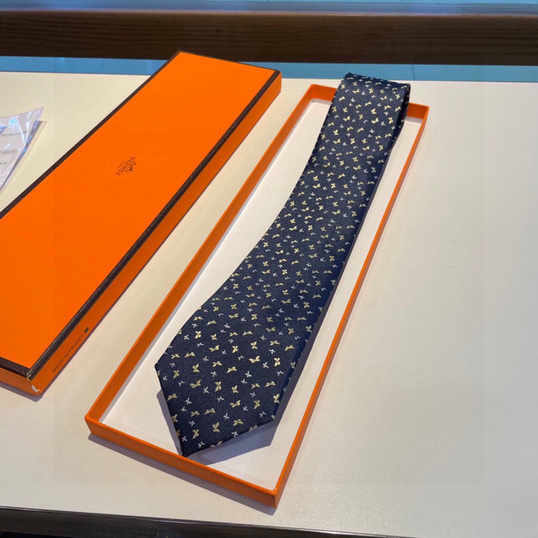 エルメス 人気商品 高品質 シルク Tie ネクタイ【紳士 メンズ】