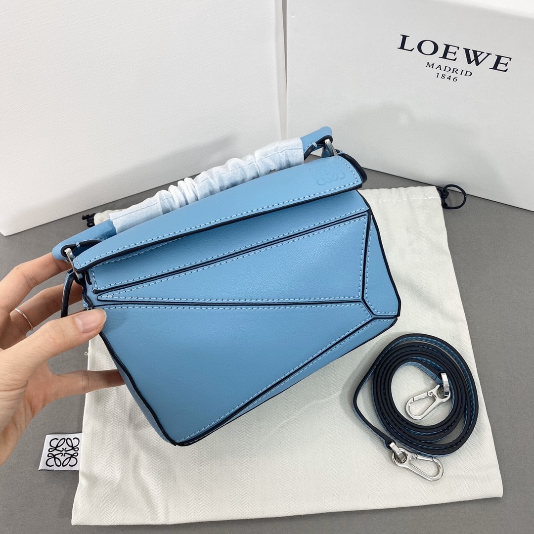 ロエベ 新作通販 puzzle mini 2WAY 手提げ袋 ショルダーバッグ