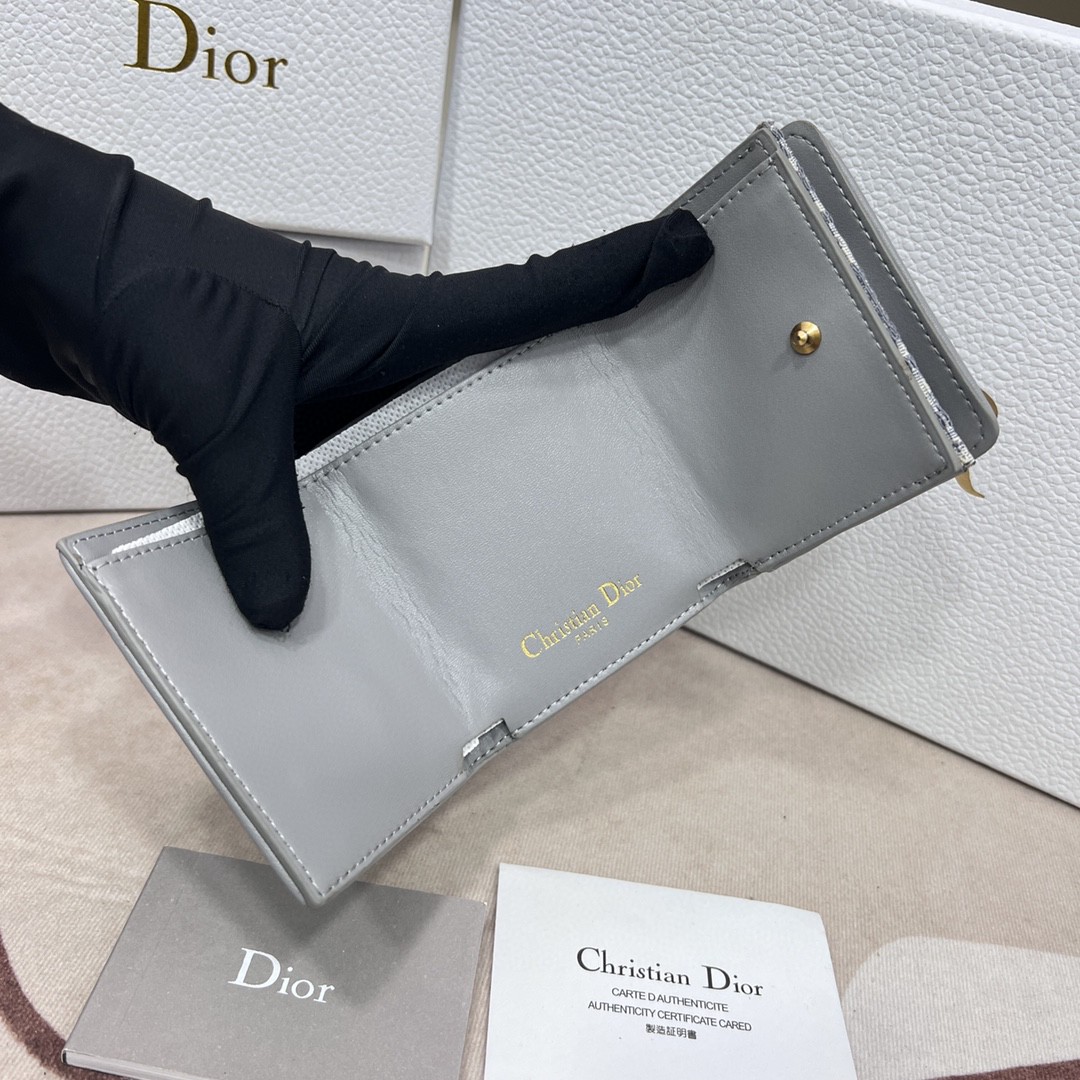 クリスチャンディオール 2022SSMontaigne 三つ折り短財布