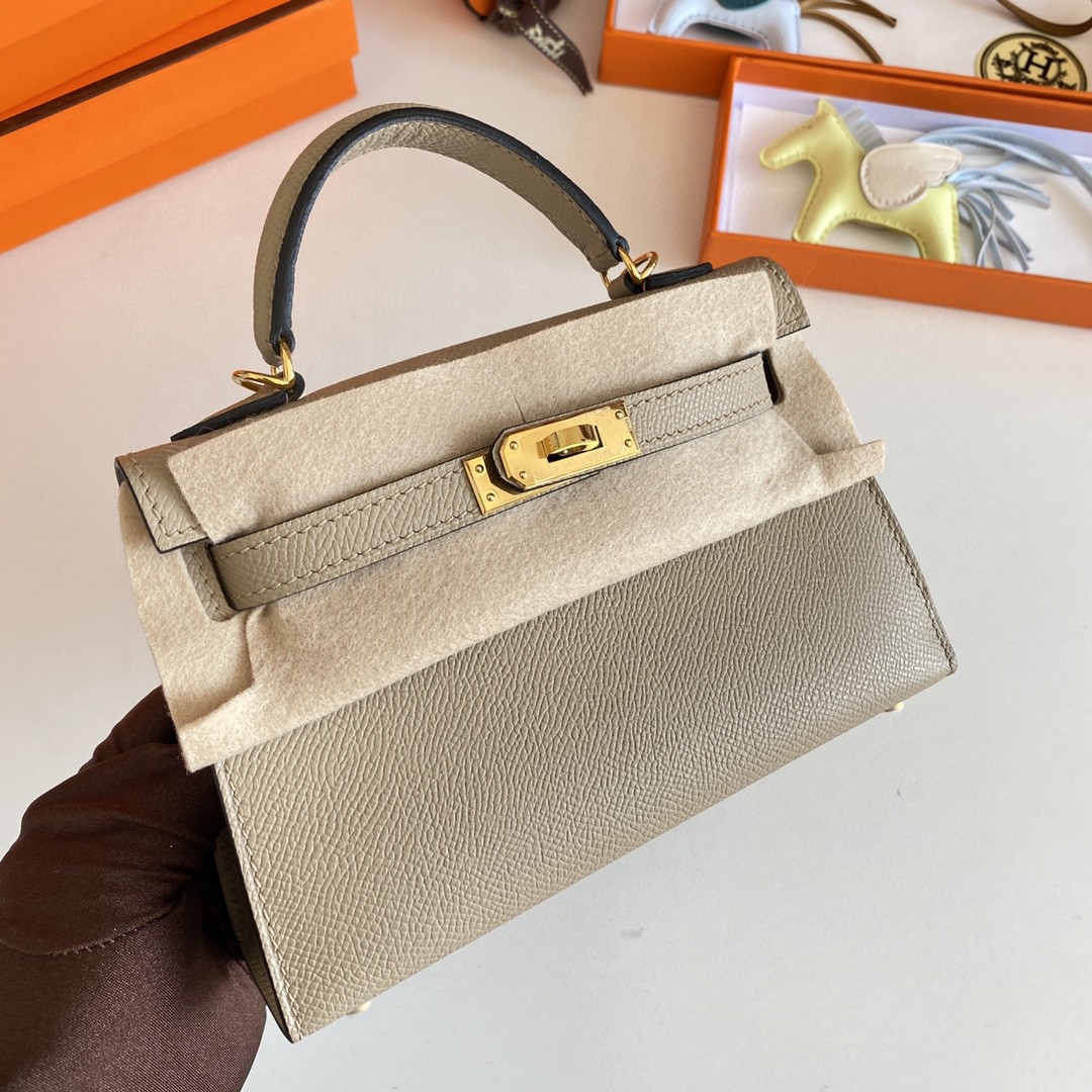 エルメス ショルダーバッグ Mini Kelly2 19cm epsom S2