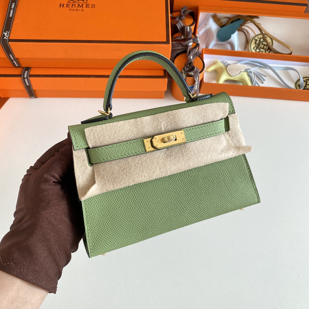 エルメス ショルダーバッグ Mini Kelly2 19cm epsom