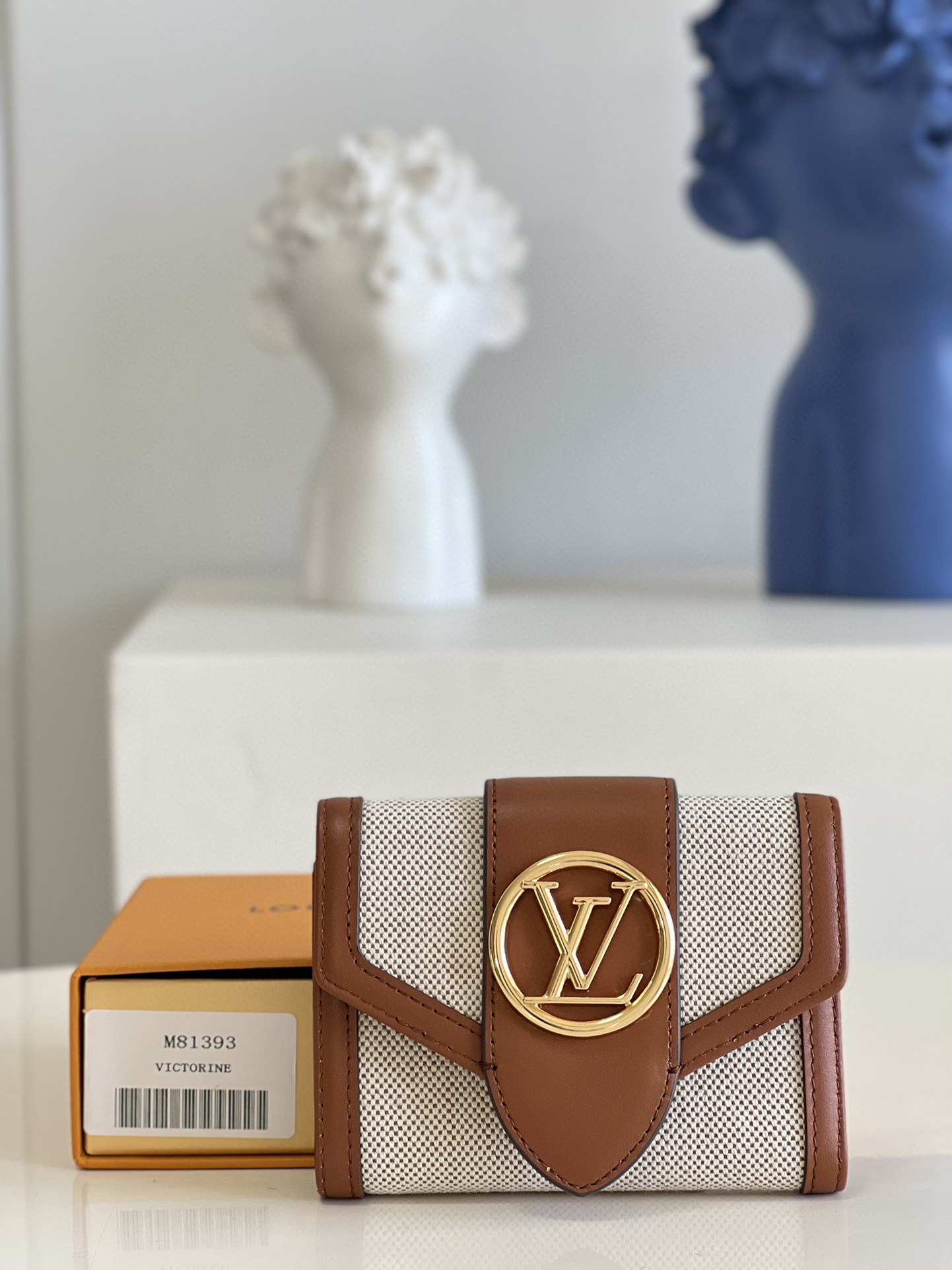 ルイヴィトン 超美品 Pont 短財布/三つ折り財布