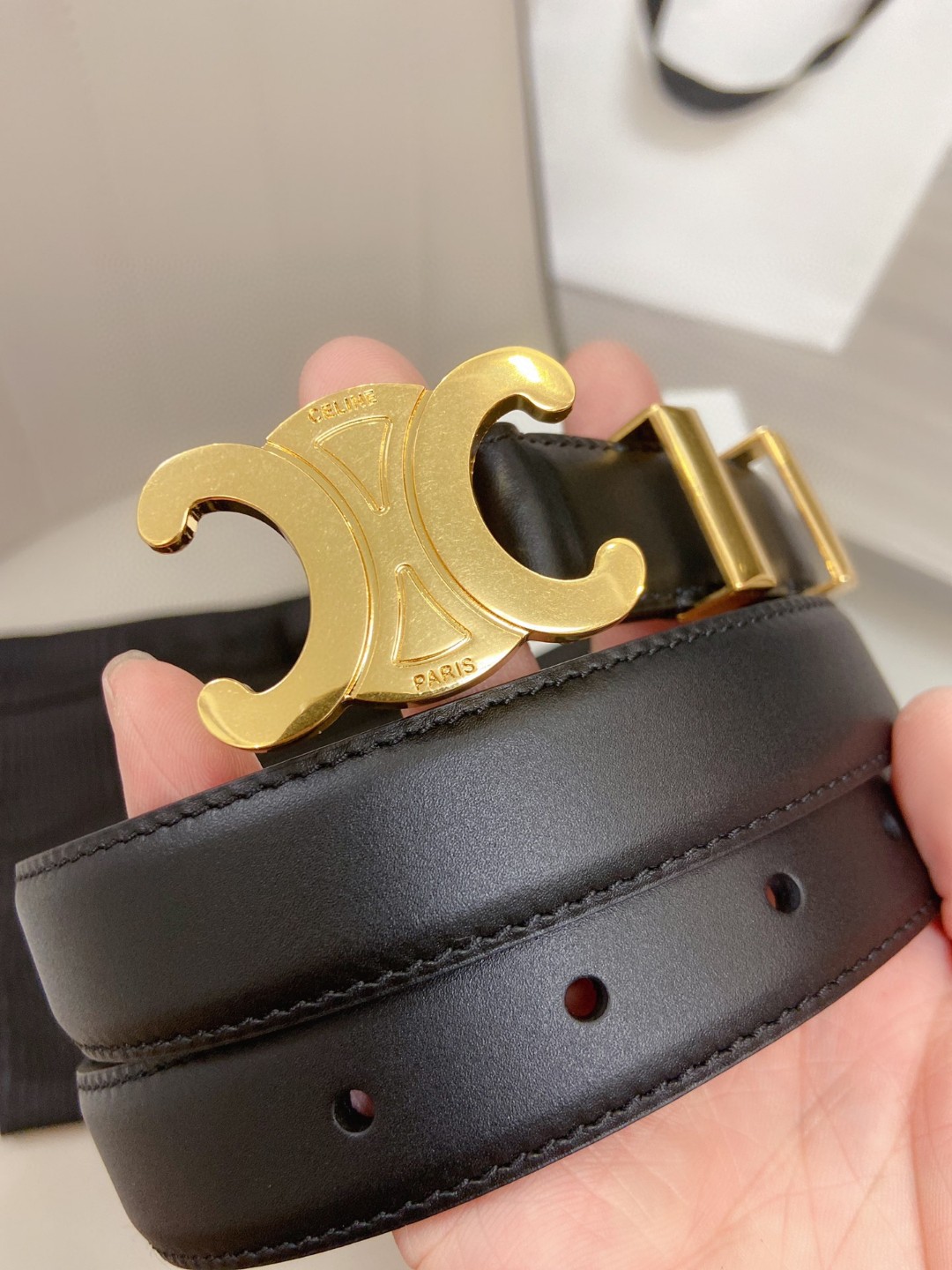 超美品 セリーヌ 値下受付 ベルト サンチュール 女性