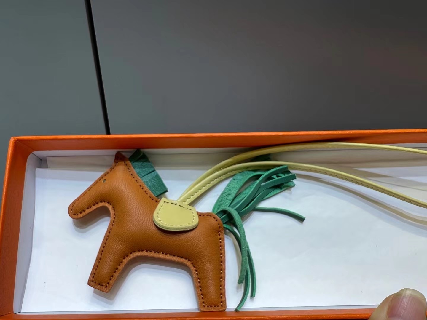 超美品 エルメス 馬 小物 ストラップ