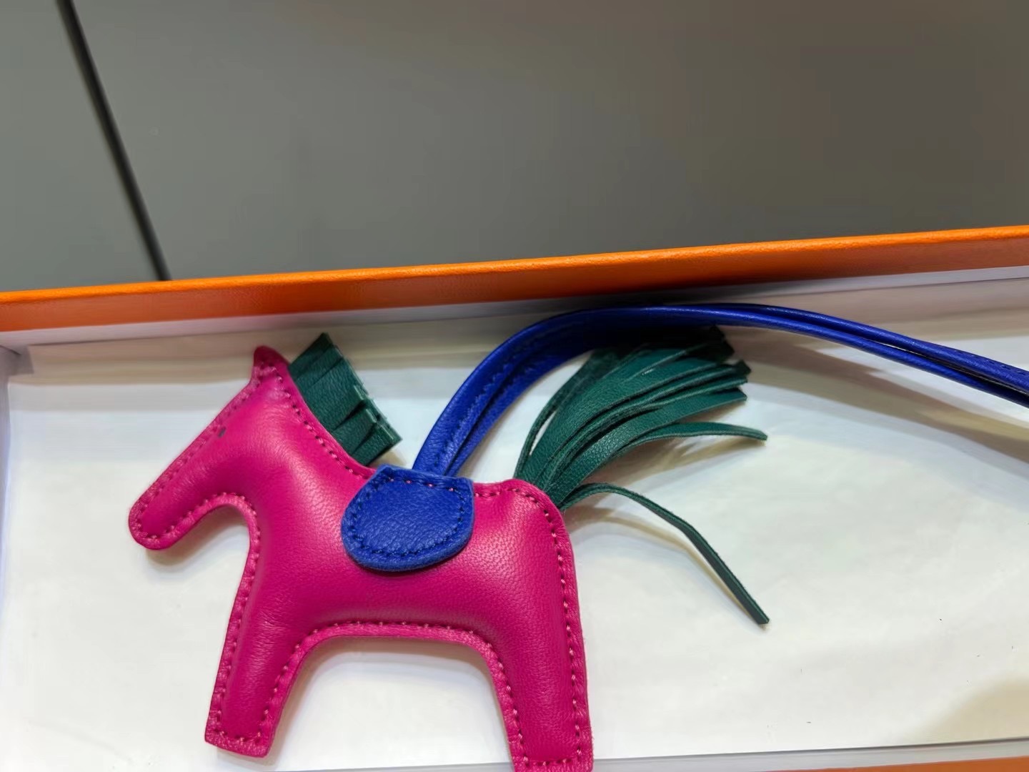 超美品 エルメス 馬 小物 ストラップ