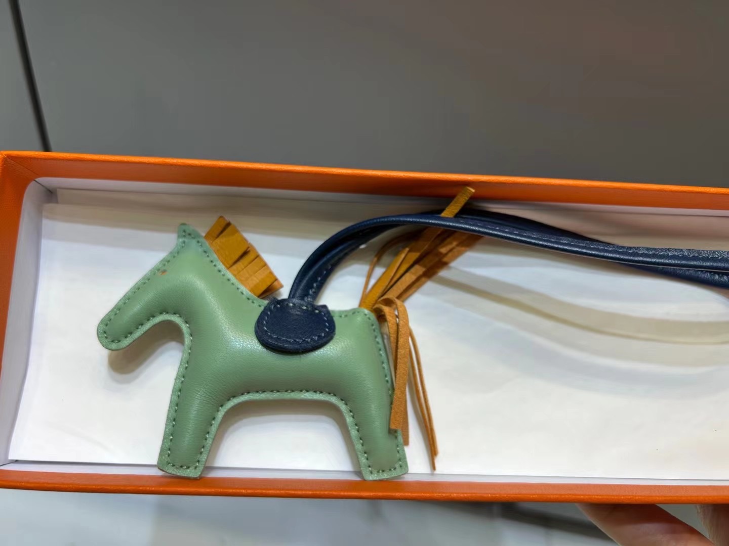 超美品 エルメス 馬 小物 ストラップ