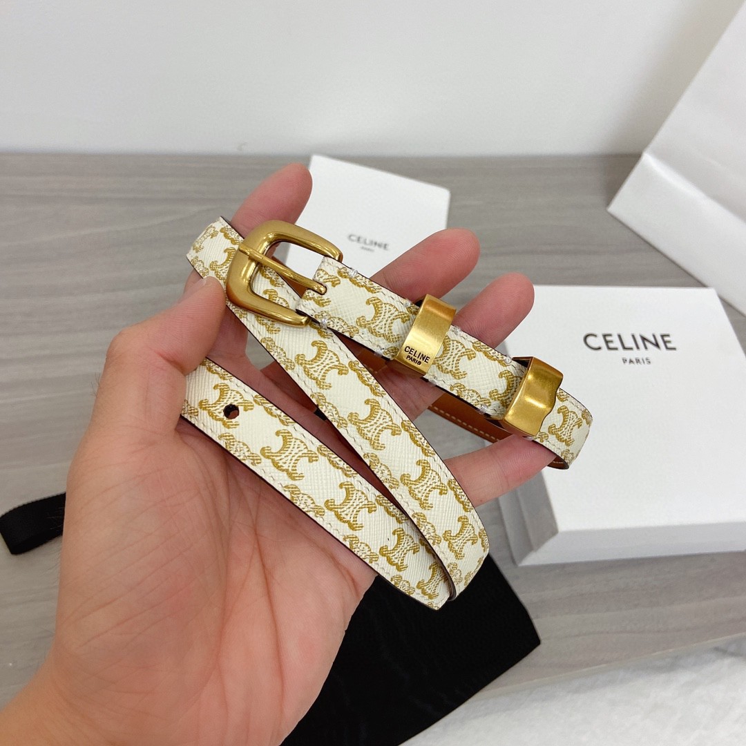 超美品 セリーヌ 値下受付 ベルト サンチュール 女性