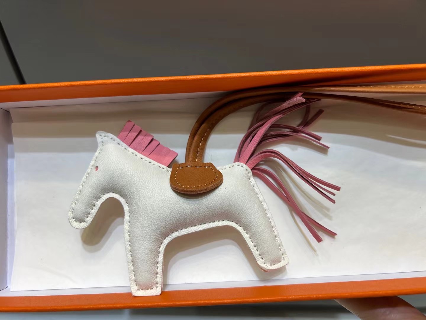 超美品 エルメス 馬 小物 ストラップ