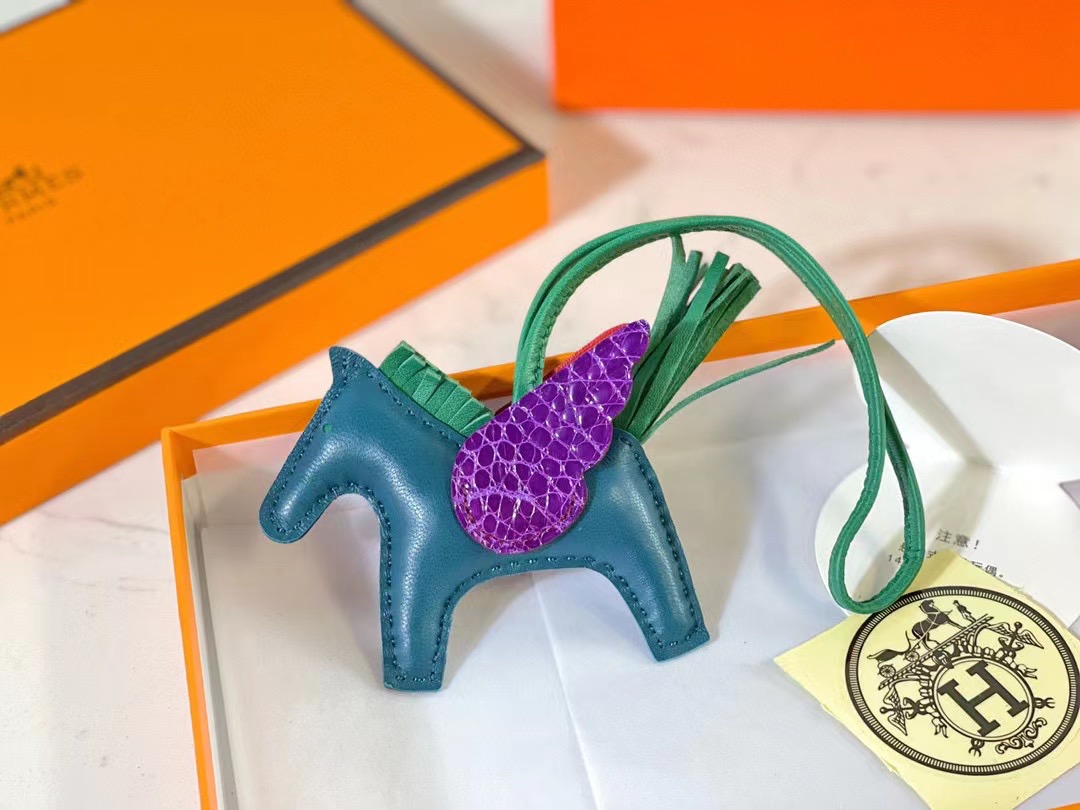 超美品 エルメス 馬 小物 ストラップ