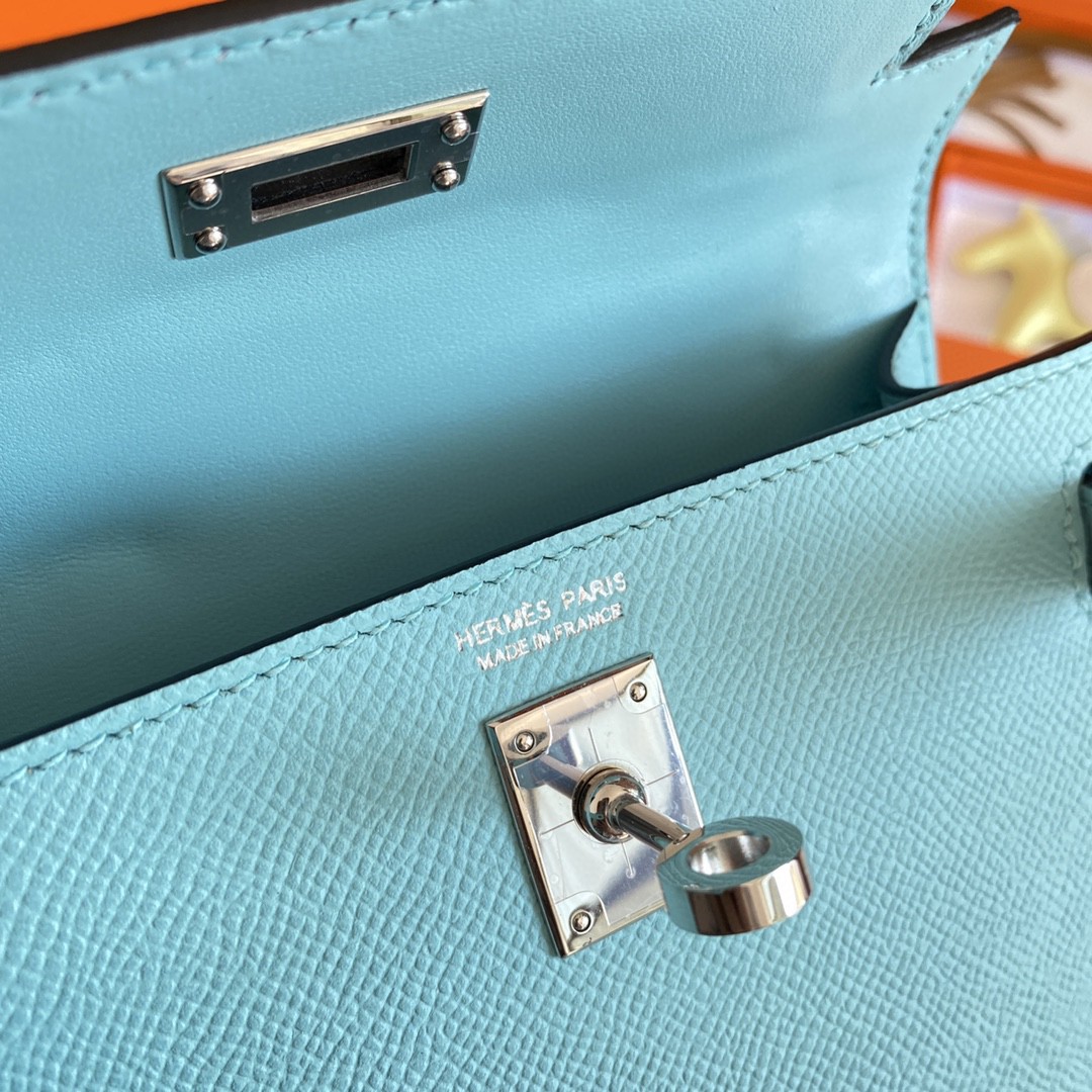 エルメス ショルダーバッグ Mini Kelly2 19cm epsom 3P 2206HYJ