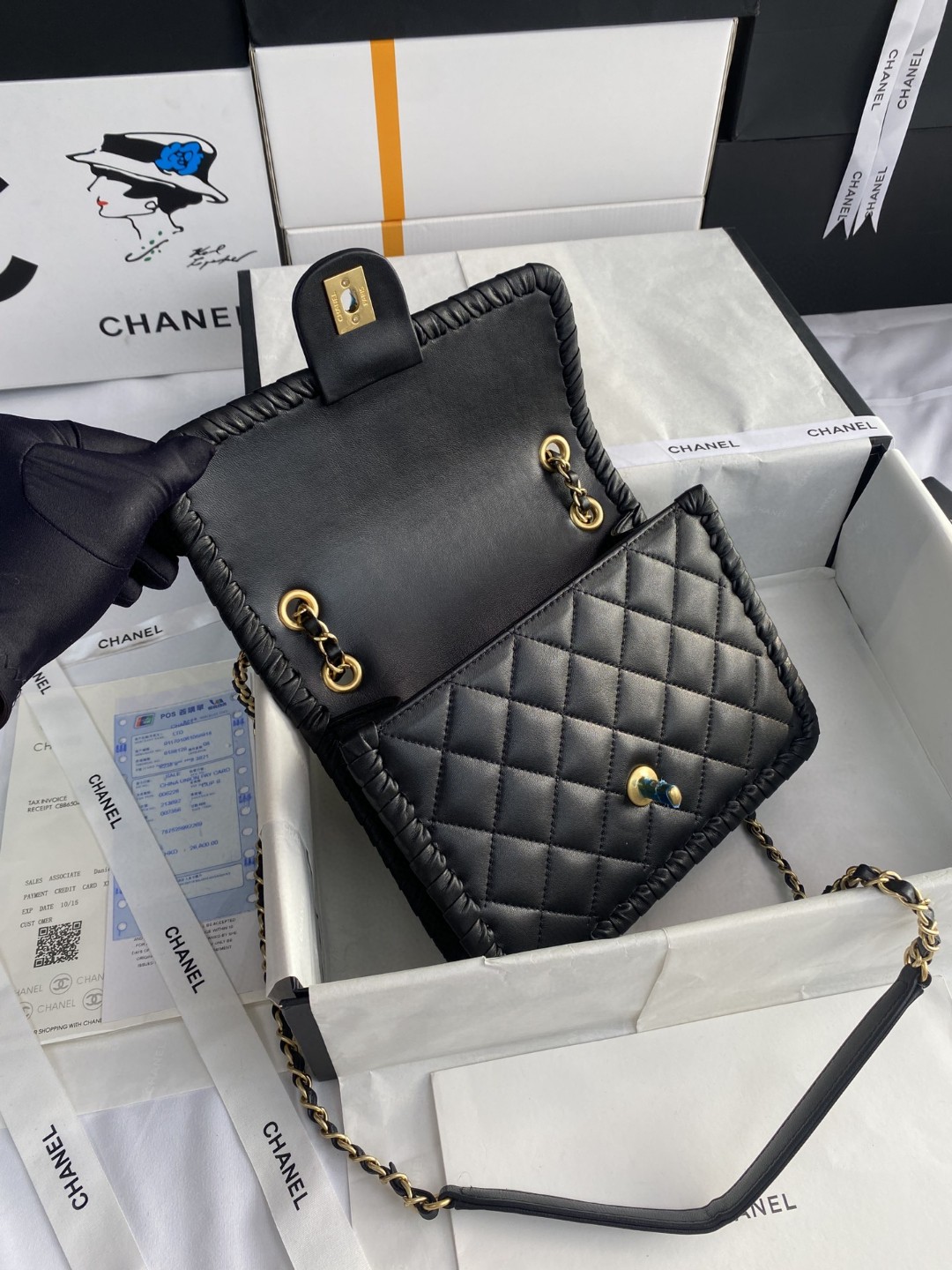 シャネル 超美品 22 チェーンショルダーバッグ 2206HZJ