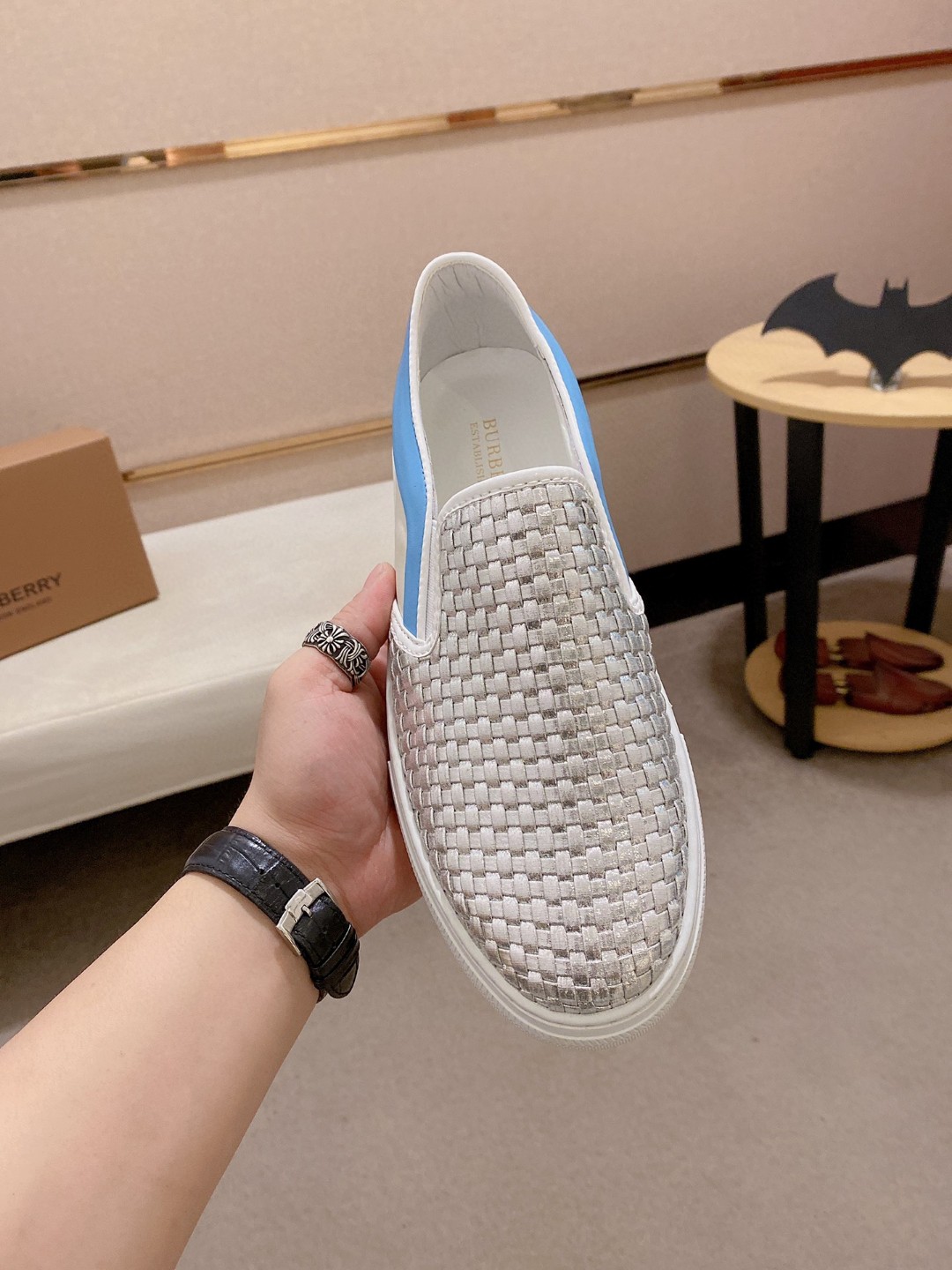 バーバリー メンズ ドライビングシューズ