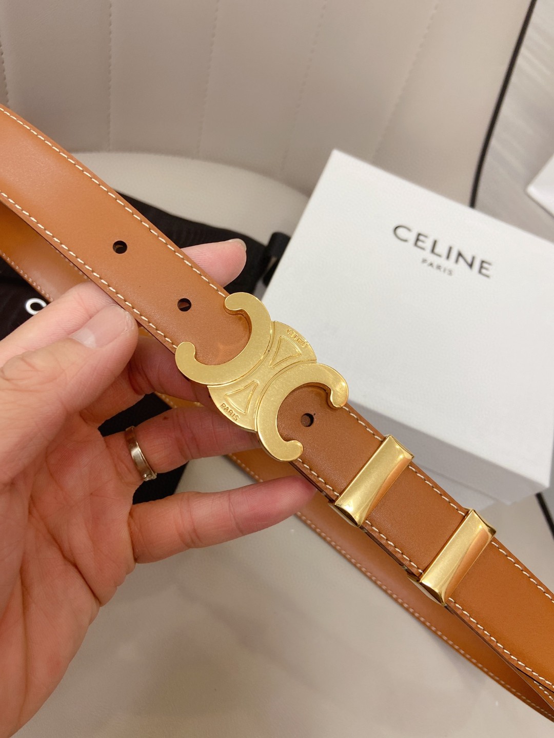 超美品 セリーヌ 値下受付 ベルト サンチュール 女性