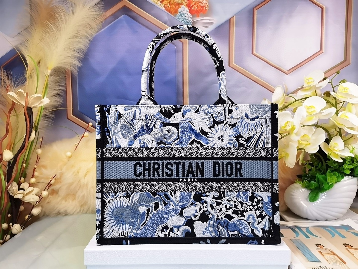 超美品 クリスチャンディオール Zodiac fantastico 36.5 ハンドバッグ 2206JHJ
