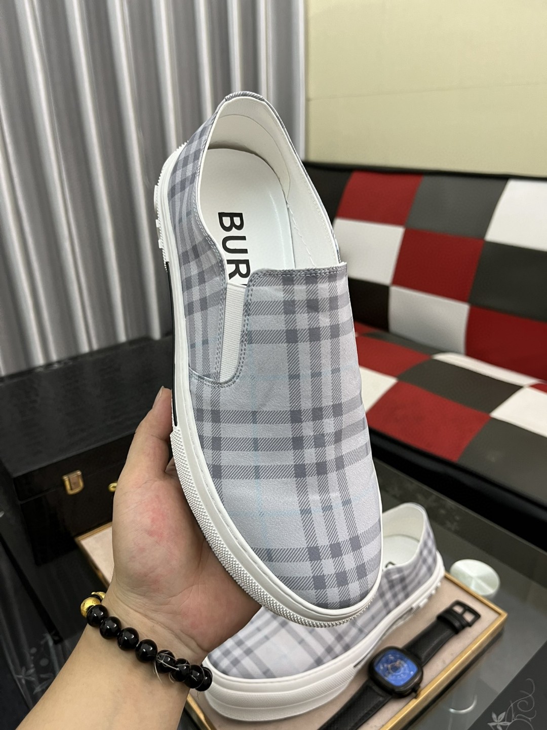 バーバリー メンズ ドライビングシューズ