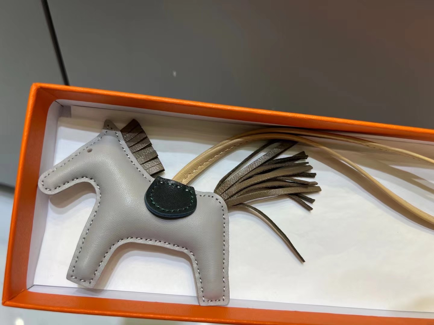 超美品 エルメス 馬 小物 ストラップ