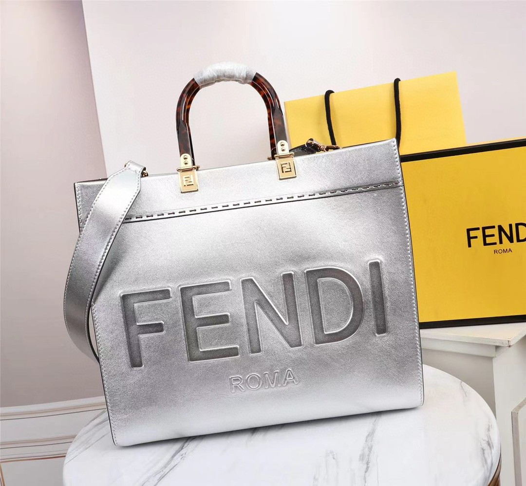 フェンディ 超美品 sunshine Tote 2WAY ハンドバッグ