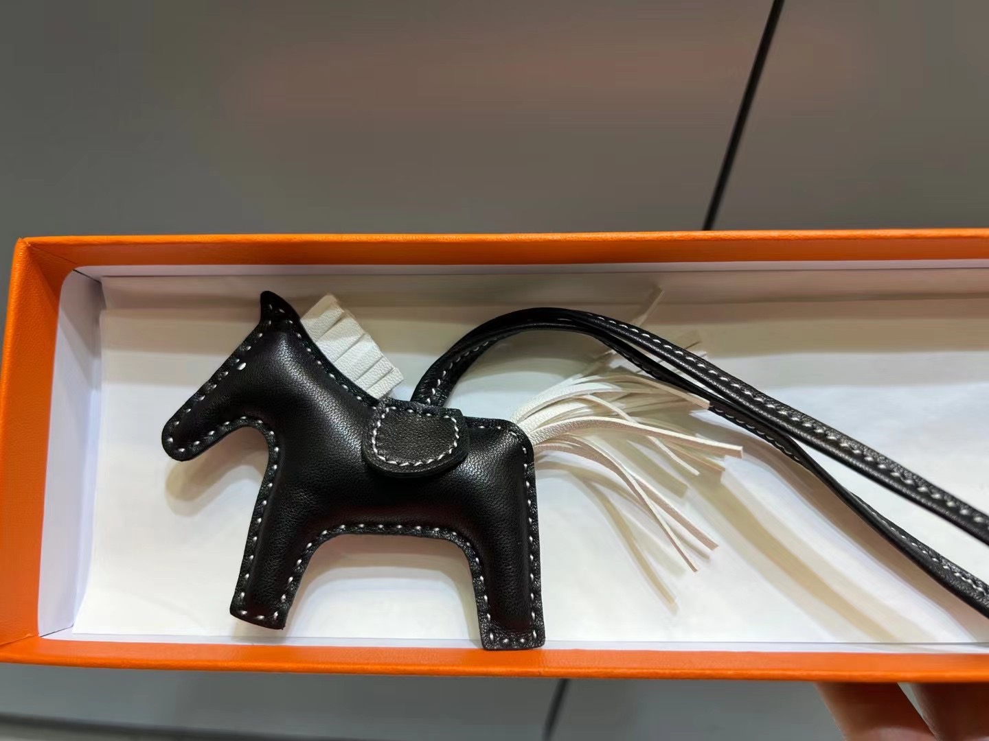 超美品 エルメス 馬 小物 ストラップ
