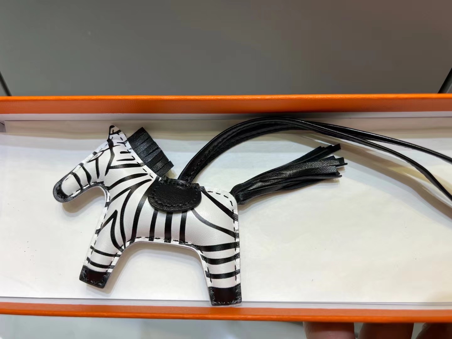 超美品 エルメス 馬 小物 ストラップ