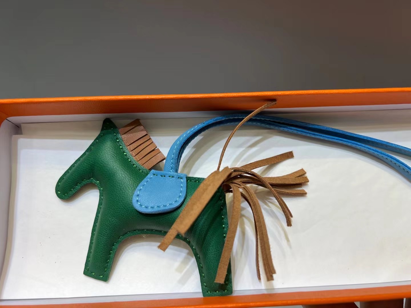 超美品 エルメス 馬 小物 ストラップ