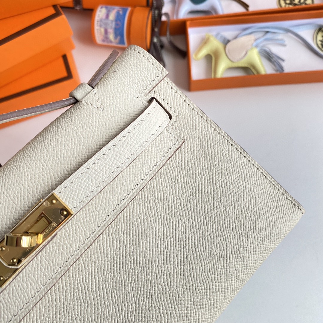 エルメス ケリー Mini Kelly Pochette 22cm epsom 2206HYJ