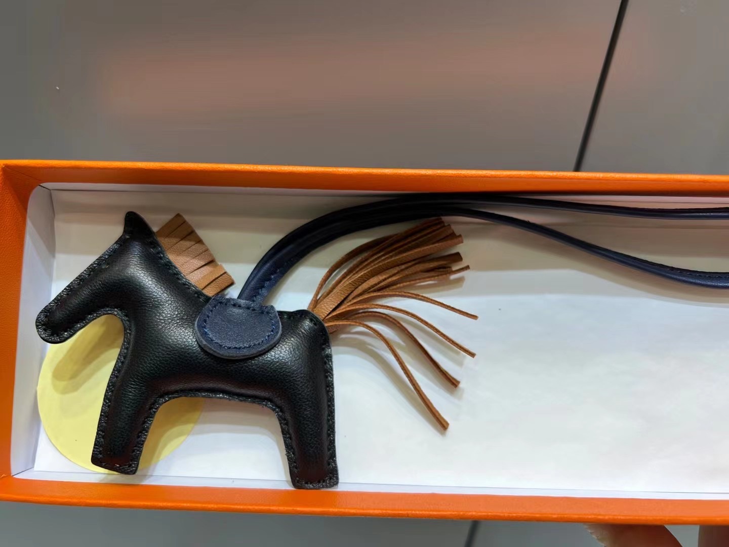 超美品 エルメス 馬 小物 ストラップ