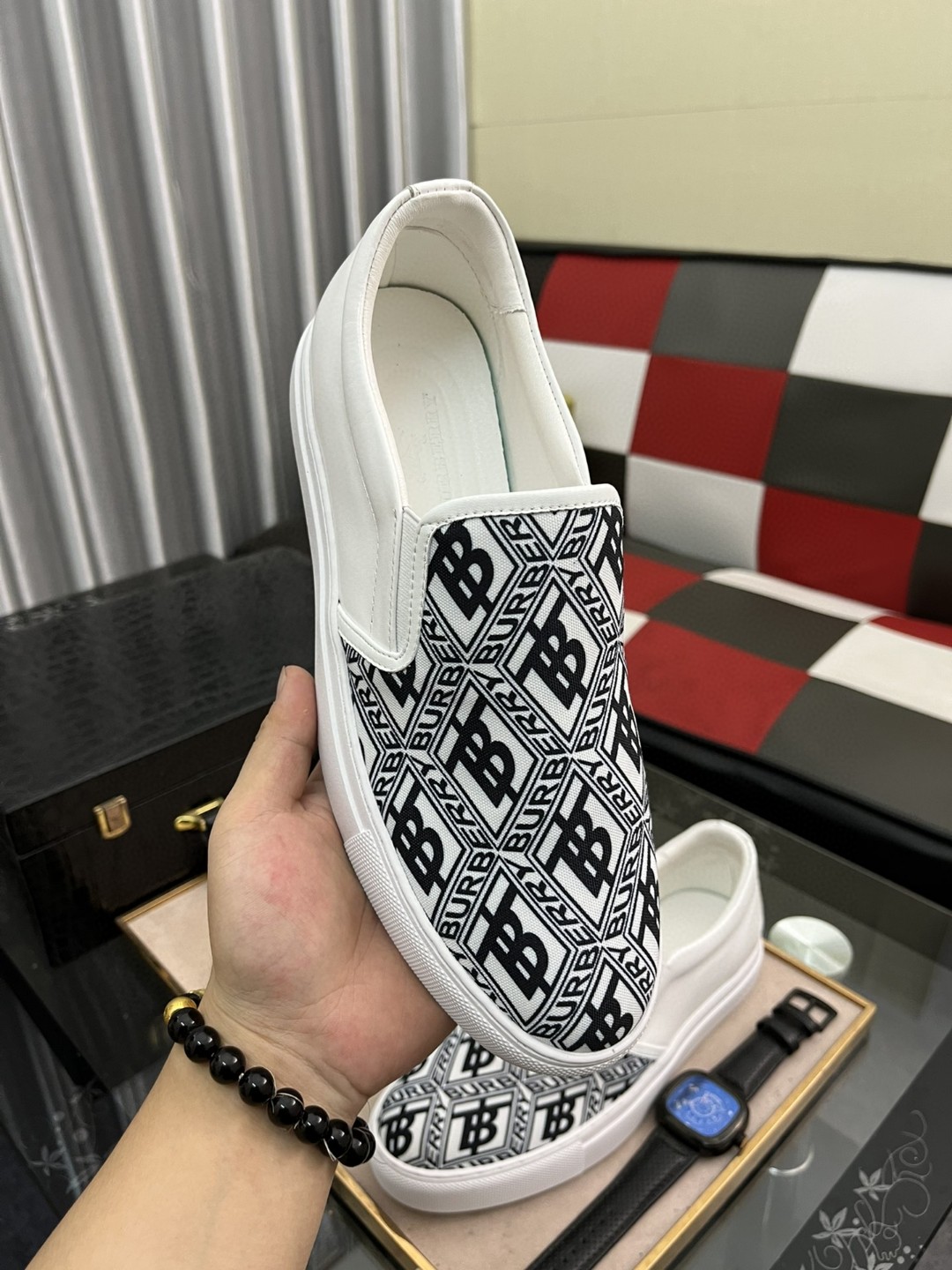 バーバリー メンズ ドライビングシューズ