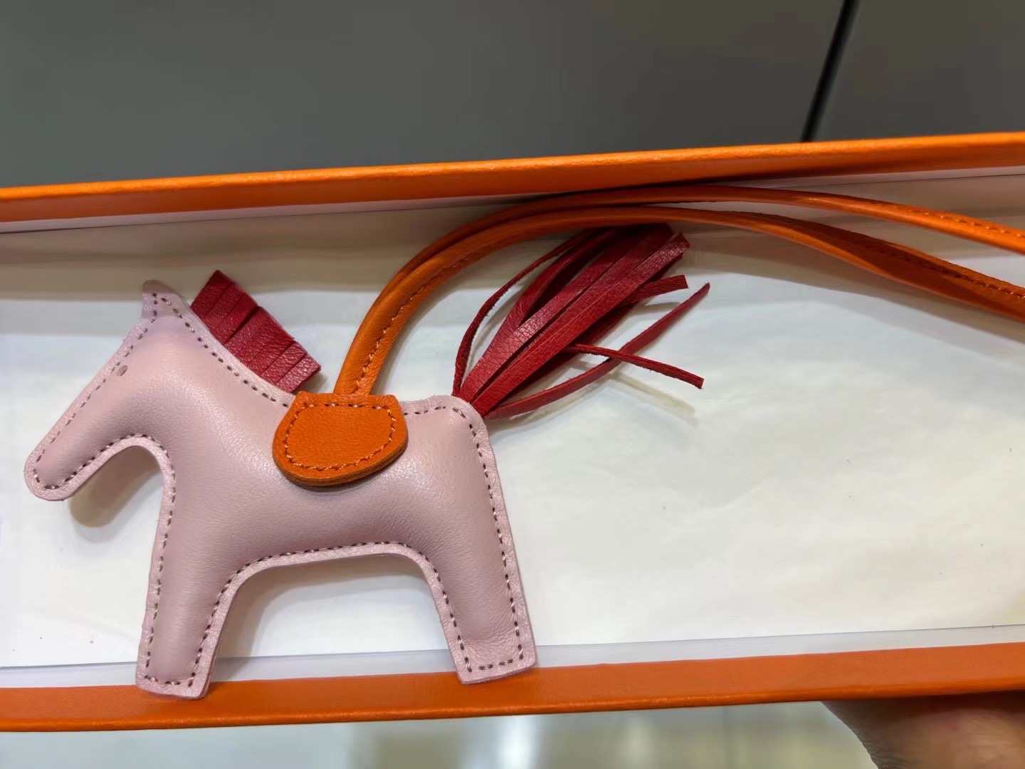 超美品 エルメス 馬 小物 ストラップ